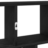 Wandschap Kubus 12 Vakken Bewerkt Hout