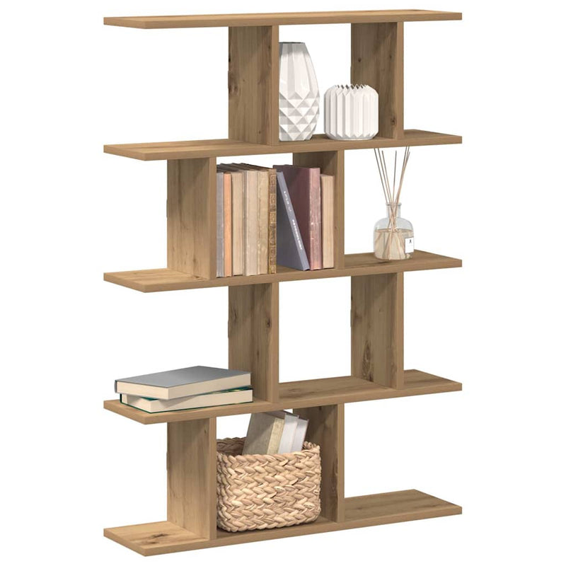Wandschap Kubus 12 Vakken Bewerkt Hout