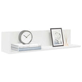 Wandschappen 2 St 75X16,5X16,5 Cm Bewerkt Hout Wit