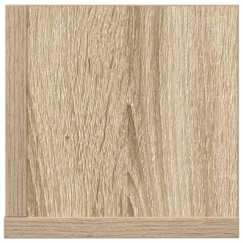 Wandschappen 2 St 75X16,5X16,5Cm Bewerkt Hout Kleur Sonoma Eiken
