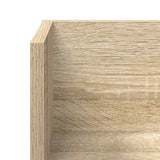 Wandschappen 2 St 75X16,5X16,5Cm Bewerkt Hout Kleur Sonoma Eiken