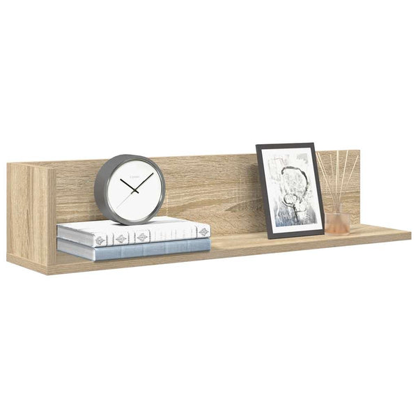 Wandschappen 2 St 75X16,5X16,5Cm Bewerkt Hout Kleur Sonoma Eiken