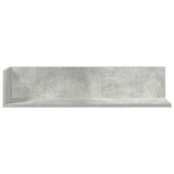 Wandschappen 2 St 75X16,5X16,5 Cm Bewerkt Hout Betongrijs