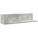 Wandschappen 2 St 75X16,5X16,5 Cm Bewerkt Hout Betongrijs
