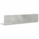 Wandschappen 2 St 75X16,5X16,5 Cm Bewerkt Hout Betongrijs