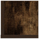 Wandschappen 2 St 75X16,5X16,5 Cm Bewerkt Hout Gerookt Eiken