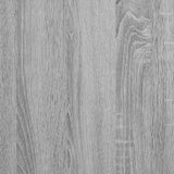 Wandschappen 2 St 75X16,5X16,5 Cm Bewerkt Hout Grijs Sonoma
