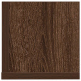 Wandschappen 2 St 75X16,5X16,5 Cm Bewerkt Hout Bruin Eikenkleur