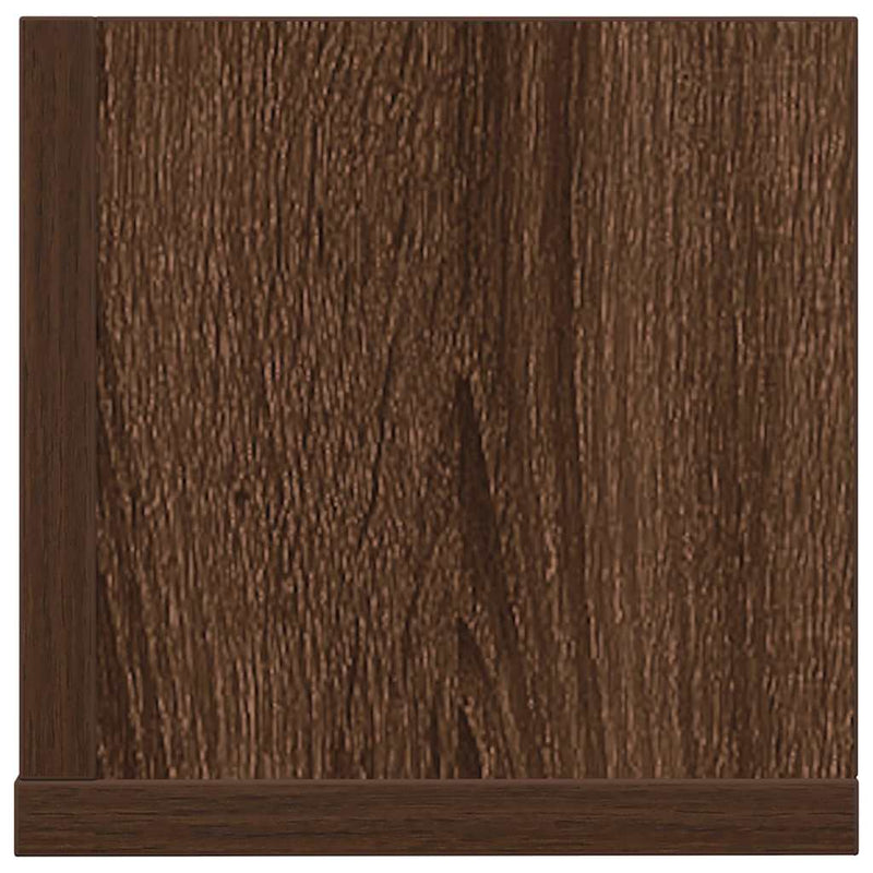 Wandschappen 2 St 75X16,5X16,5 Cm Bewerkt Hout Bruin Eikenkleur