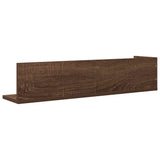 Wandschappen 2 St 75X16,5X16,5 Cm Bewerkt Hout Bruin Eikenkleur