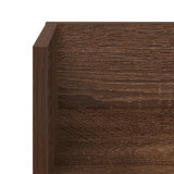 Wandschappen 2 St 75X16,5X16,5 Cm Bewerkt Hout Bruin Eikenkleur