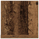 Wandschappen 2 St 75X16,5X16,5 Cm Bewerkt Hout Kleurig Oud Hout
