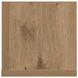 Wandschappen 2 St 75X16,5X16,5 Bewerkt Hout Artisanaal Eiken Artisanaal Eikenkleurig