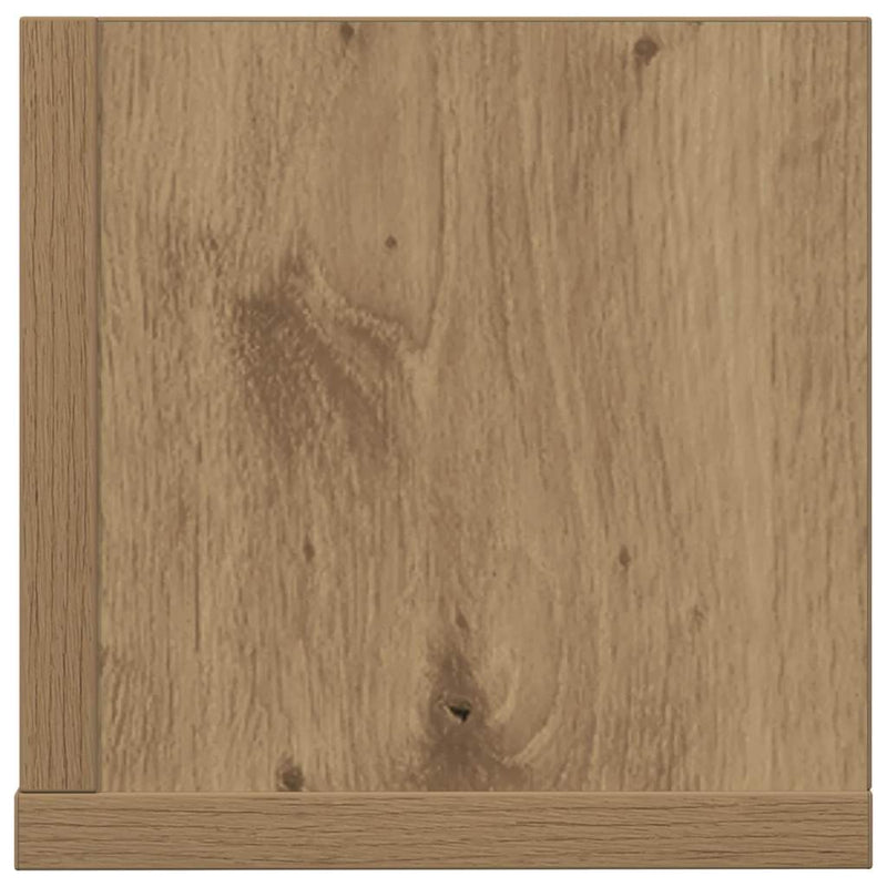 Wandschappen 2 St 75X16,5X16,5 Bewerkt Hout Artisanaal Eiken Artisanaal Eikenkleurig