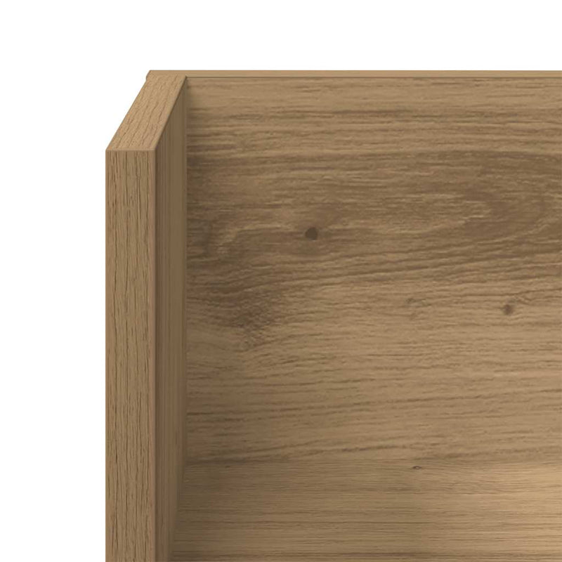 Wandschappen 2 St 75X16,5X16,5 Bewerkt Hout Artisanaal Eiken Artisanaal Eikenkleurig