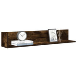 Wandschappen 2 St 75X16,5X16,5 Cm Bewerkt Hout Gerookt Eiken