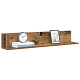Wandschappen 2 St 75X16,5X16,5 Cm Bewerkt Hout Kleurig Oud Hout