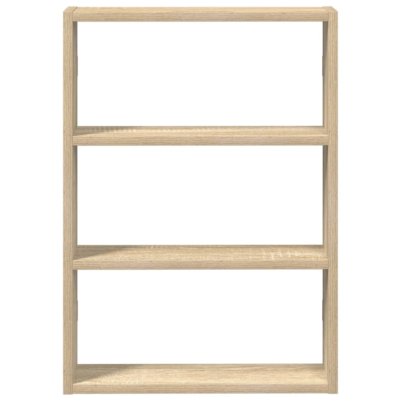 Wandschap 43X9X60 Cm Bewerkt Hout Kleurig