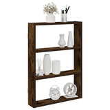 Wandschap 43X9X60 Cm Bewerkt Hout Kleurig