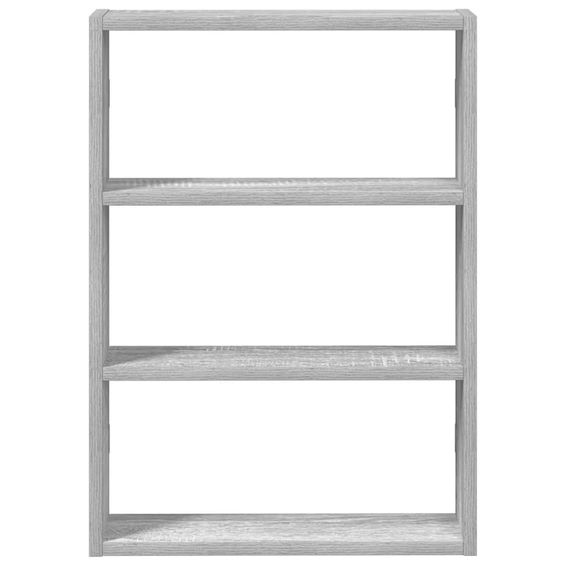 Wandschap 43X9X60 Cm Bewerkt Hout Eikenkleurig