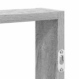 Wandschap 43X9X60 Cm Bewerkt Hout Eikenkleurig