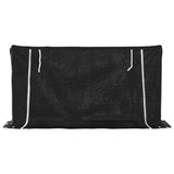Haardhoutrek Met Regenhoes 200,5X41X110,5 Cm Staal