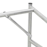 Haardhoutrek Met Regenhoes 200,5X41X110,5 Cm Staal
