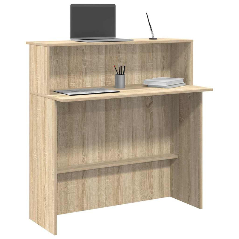 Receptiebalie 100X50X103,5 Cm Bewerkt Hout