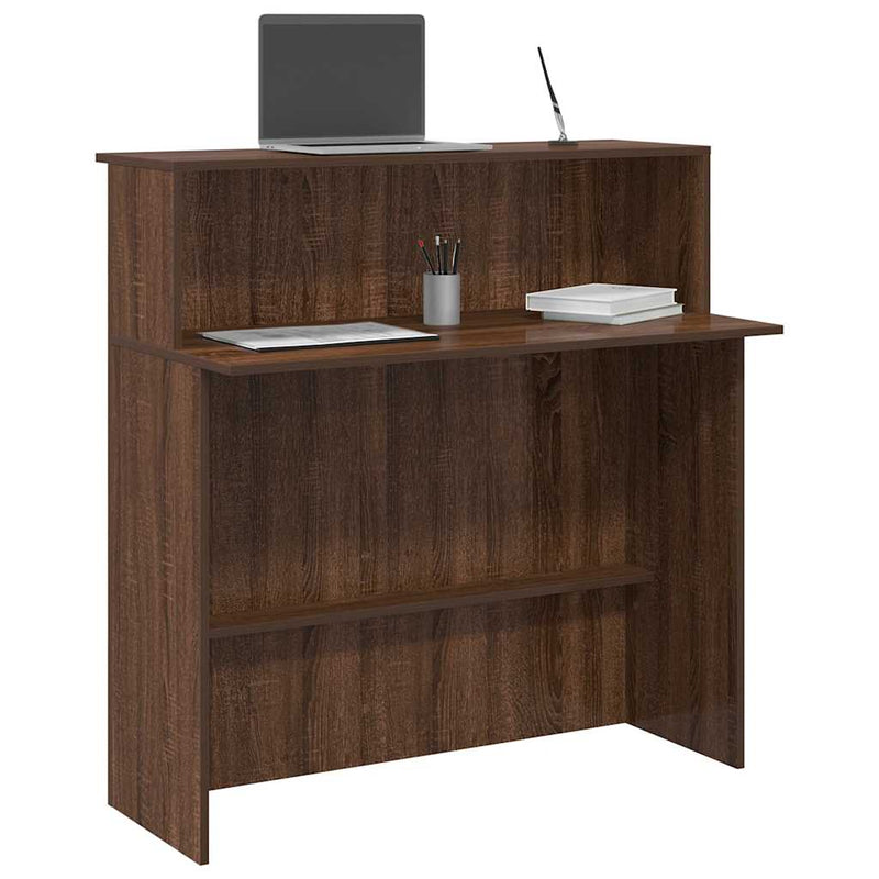 Receptiebalie 100X50X103,5 Cm Bewerkt Hout