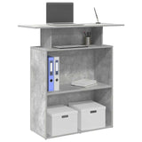 Receptiebalie 100X40X104 Cm Bewerkt Hout