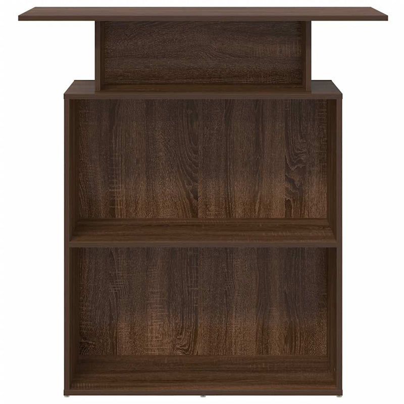 Receptiebalie 100X40X104 Cm Bewerkt Hout