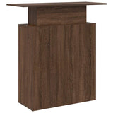 Receptiebalie 100X40X104 Cm Bewerkt Hout