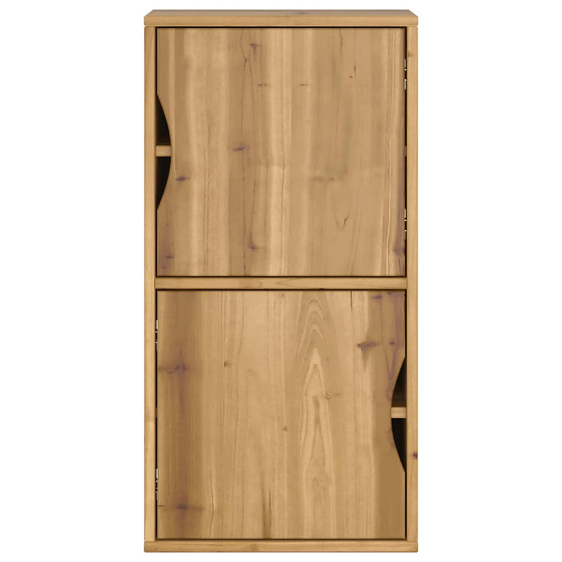 Bijzetkast Odda 40X24X79 Cm Massief Grenenhout