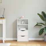 Bijzetkast Met Lades Odda 40X24X79 Cm Massief Grenenhout