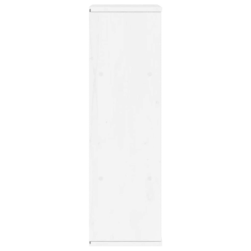 Bijzetkast Met Lades Odda 40X24X79 Cm Massief Grenenhout