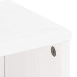 Bijzetkast Met Lades Odda 40X24X79 Cm Massief Grenenhout