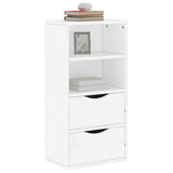 Bijzetkast Met Lades Odda 40X24X79 Cm Massief Grenenhout