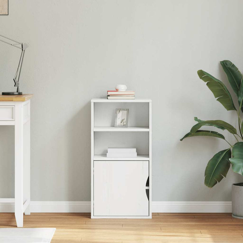 Bijzetkast Odda 40X24X79 Cm Massief Grenenhout