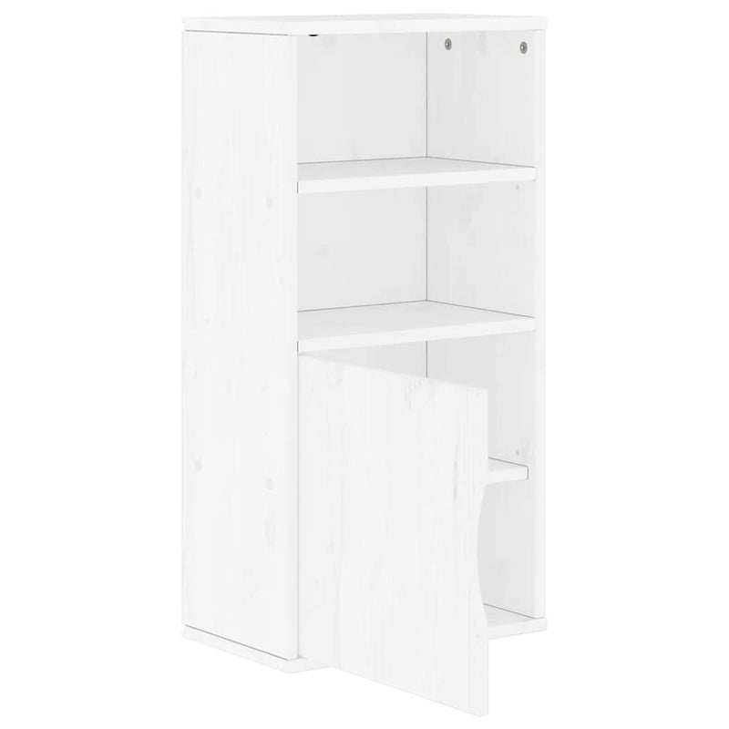 Bijzetkast Odda 40X24X79 Cm Massief Grenenhout