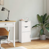 Bijzetkast Met Lades Odda 40X24X79 Cm Massief Grenenhout