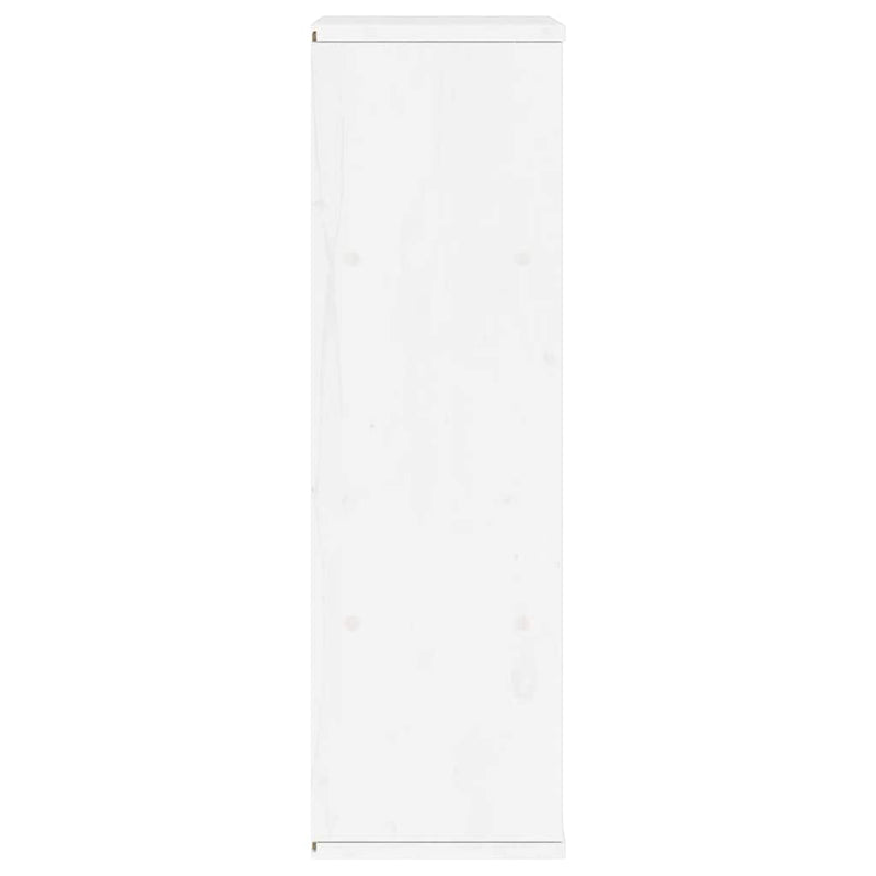 Bijzetkast Met Lades Odda 40X24X79 Cm Massief Grenenhout