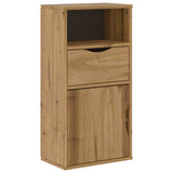 Bijzetkast Met Lade Odda 40X24X79 Cm Massief Grenenhout