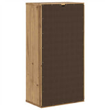 Bijzetkast Met Lade Odda 40X24X79 Cm Massief Grenenhout