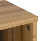 Bijzetkast Met Lade Odda 40X24X79 Cm Massief Grenenhout