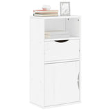 Bijzetkast Met Lade Odda 40X24X79 Cm Massief Grenenhout