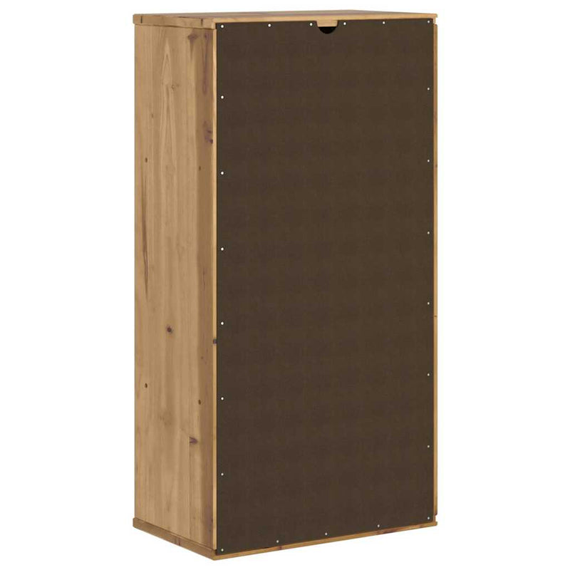 Bijzetkast Odda 40X24X79 Cm Massief Grenenhout