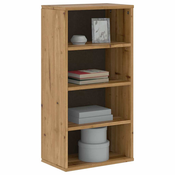Bijzetkast Odda 40X24X79 Cm Massief Grenenhout