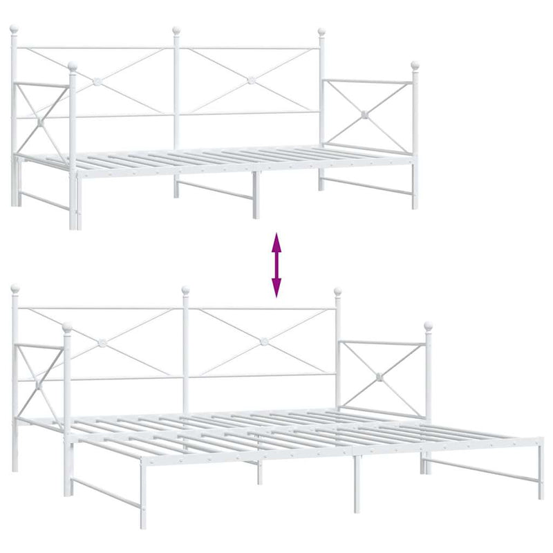 Slaapbank Zonder Matras Staal