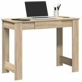 Bureau 100X45X75 Cm Bewerkt Hout Kleurig
