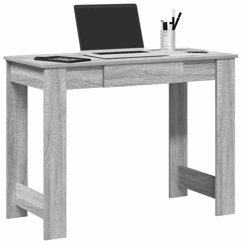Bureau 100X45X75 Cm Bewerkt Hout Kleurig